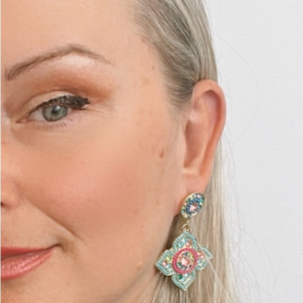 Boho Crystal vibes earrings